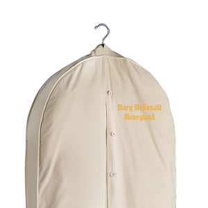 Muslin 62&quot; Garment & Dress Bag Kit | Customizable with Embroidery