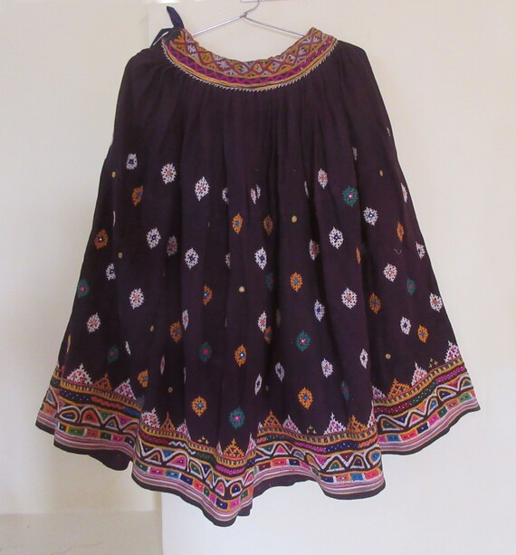 Handmade Indian Belly Dance Skirt Vintage Banjara