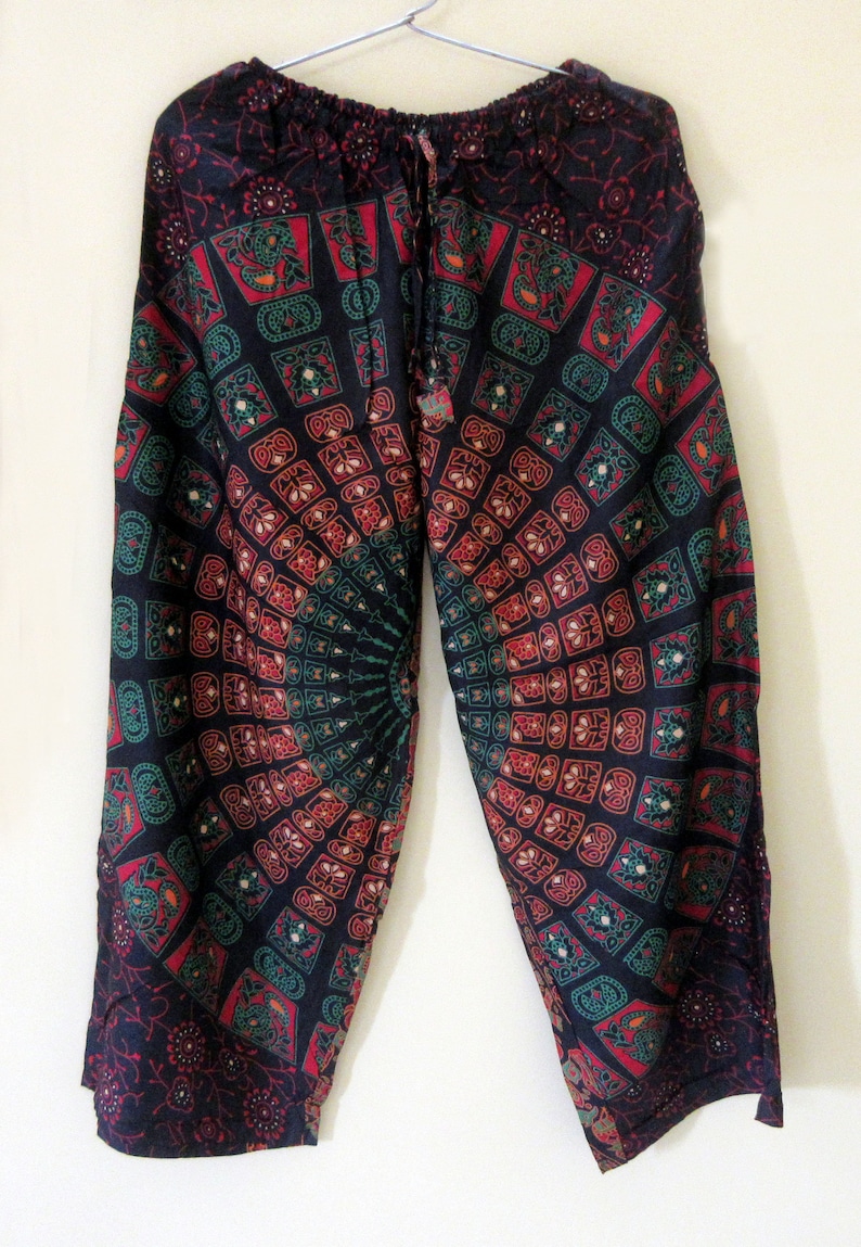 Handmade Yoga Pants Indian Rayon Women/'s Trousers Casual Pants Beach Cover Up Pants Summer Trousers Gypsy Pants Harem Pants