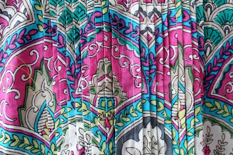 Indian Kurti Handmade Floral Printed Tunic Women/'s Cotton Dress Girl/'s Top Hippie Summer Dress Printed Top Gypsy Frock Dress
