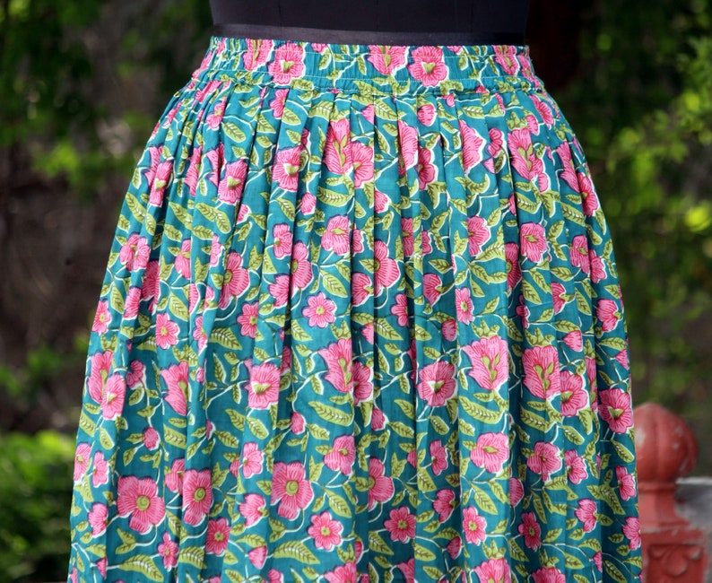 Boho Indian Cotton Skirts Maxi Long Skirt Bohemian Summer Wrap Etsy