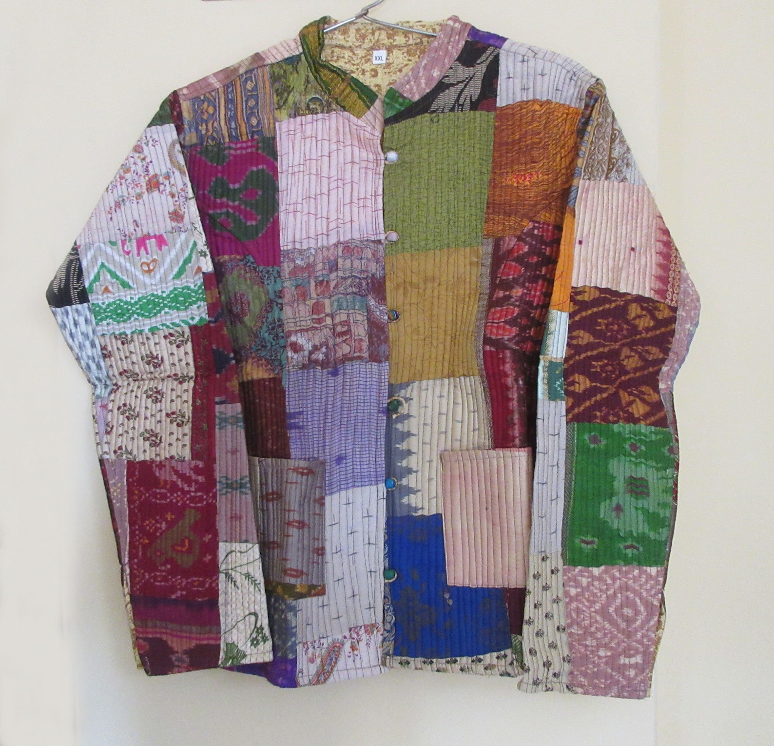 Indian Short Patola Sari Patchwork Jacket Handmade Women's | Etsy