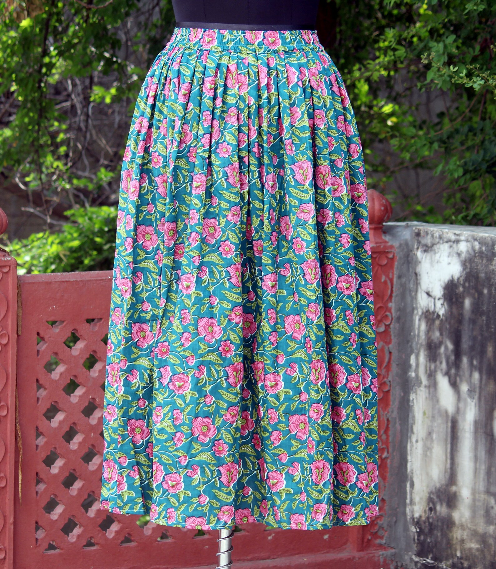 Boho Indian Cotton Skirts Maxi Long Skirt Bohemian Summer Wrap Etsy