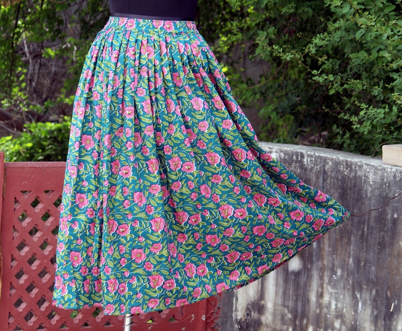 Boho Indian Cotton Skirts Maxi Long Skirt Bohemian Summer Wrap Etsy