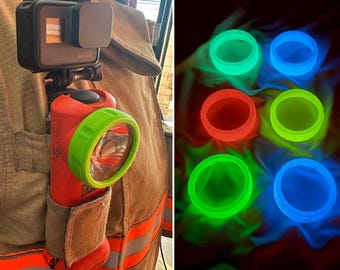 Bezel replacement compatible with Streamlight brand Survivorlight (glow in the dark options available)