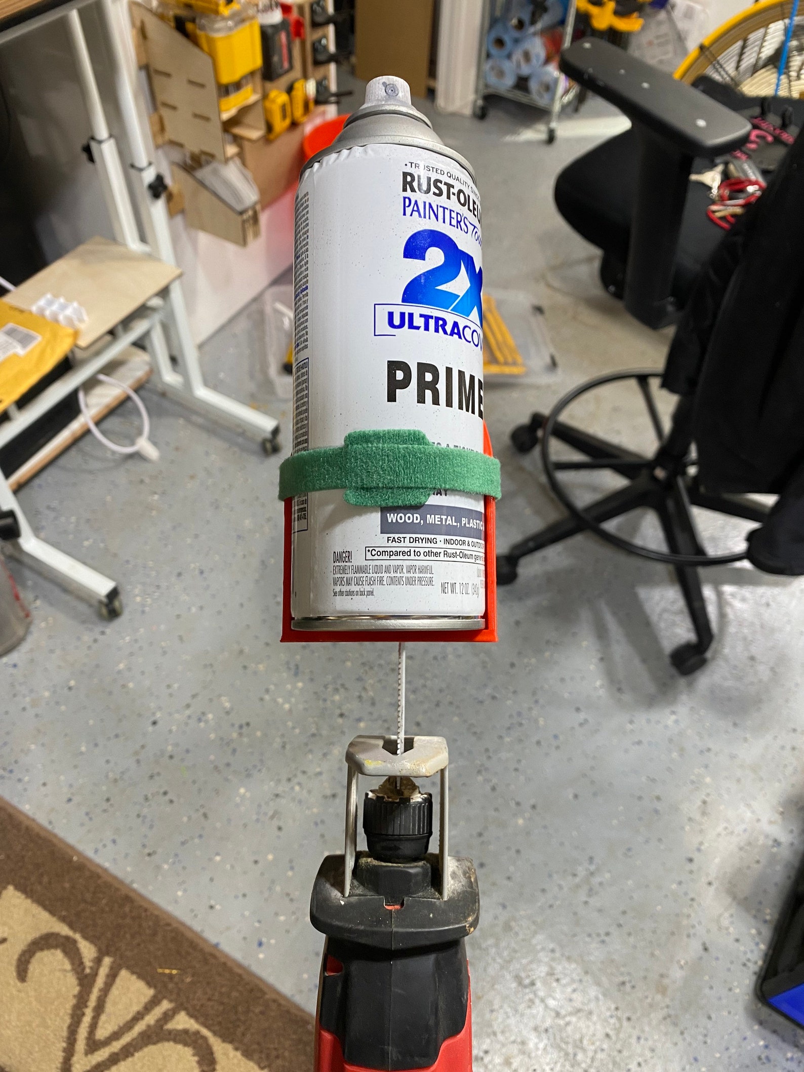 Spray Paint Can Shaker Attachment for Sawzall or Reciprocating Etsy