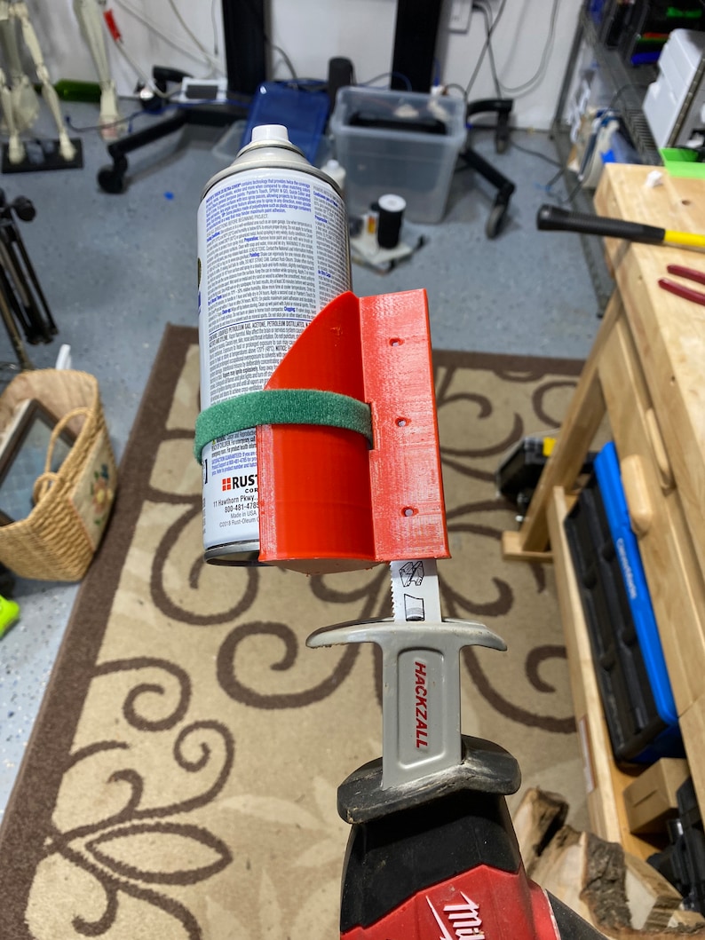 Spray Paint Can Shaker Attachment for Sawzall or Reciprocating Etsy