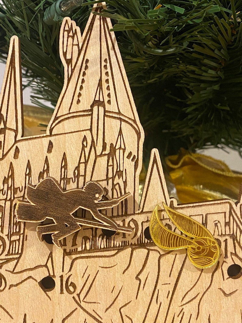 Wizarding Castle Advent Calendar - Etsy