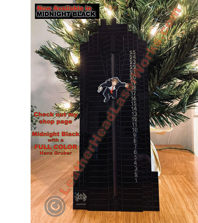 Die Hard Advent Calendar Hans Gruber Falling off Nakatomi Etsy UK