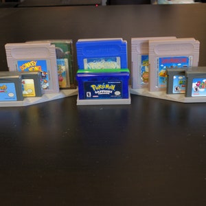 GameBoy Display Shelf - Holds 4 Games