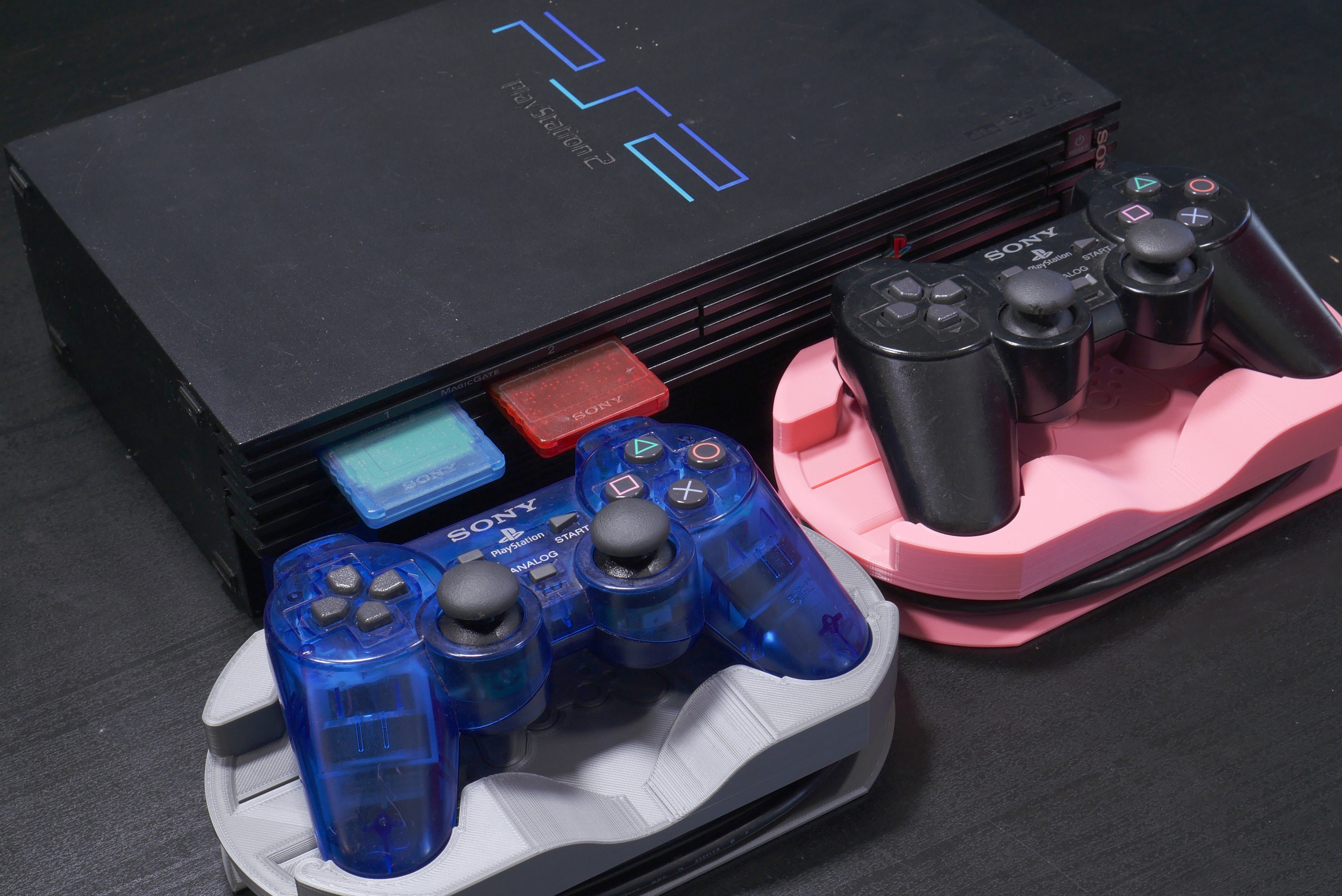 CONSOLE - PLAYSTATION 2 FAT OCEAN BLUE (JP VER.) (1)