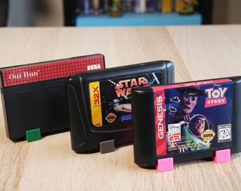 Sega Master System/Genesis Game Cartridge Display Stands