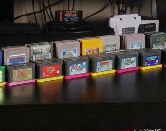 Game Boy Game Cartridge Storage Shelf - Holds 3-10 Games