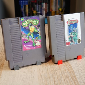 Nintendo Entertainment System (NES) Game Cartridge Display Stands