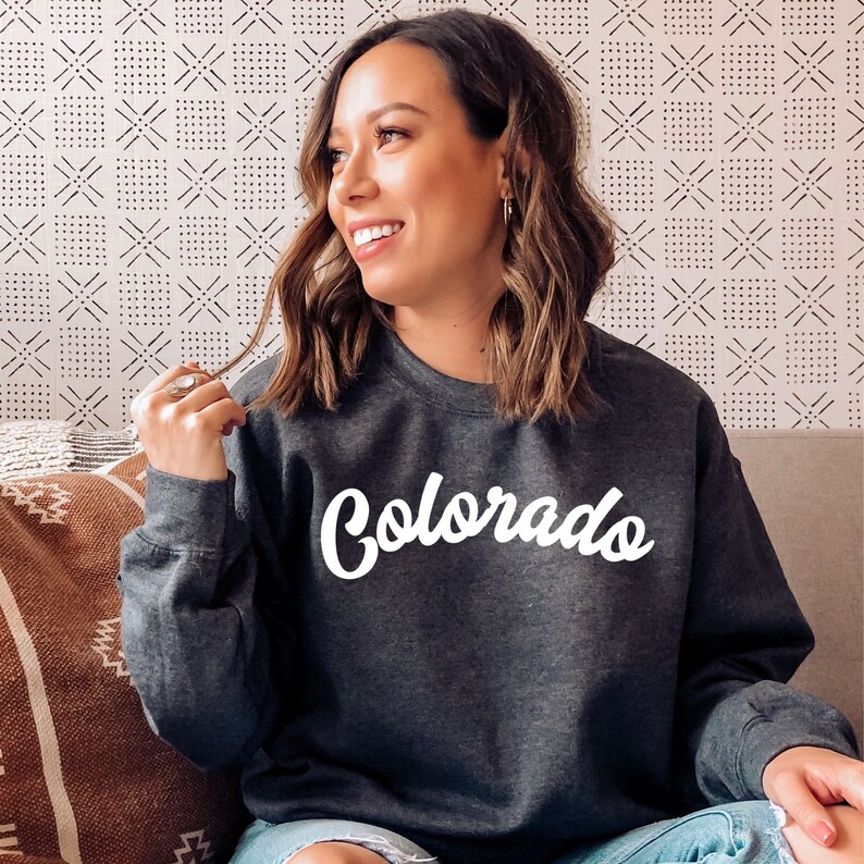 Colorado State Sweatshirt Colorado Sweatshirt Colorado Shirt Colorado Sweater