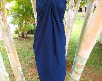 navy beach sarong