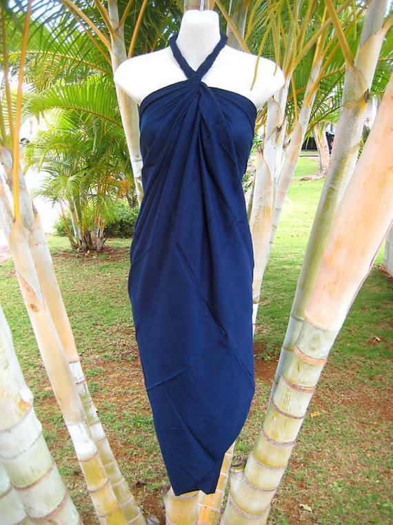 blue sarong dress Joy: Open Sky Wrap