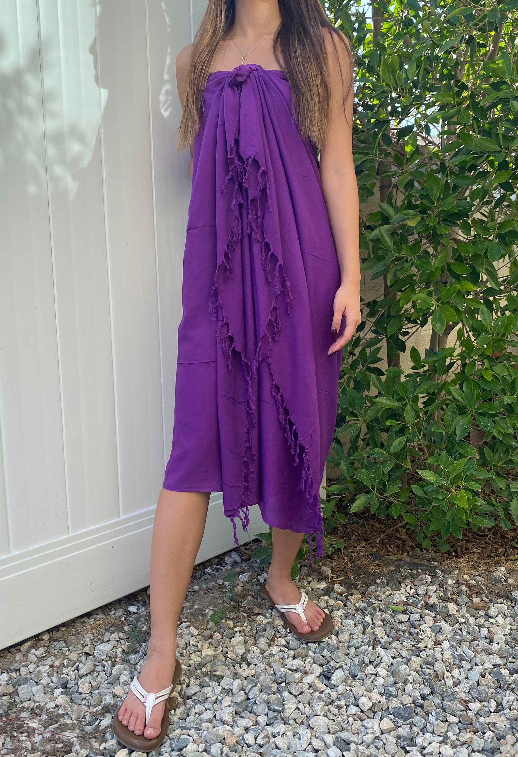 TBSCWYF Donna Sarong Pareo Da Spiaggia Nappa Gonna Da Spiaggia Pareo - Foto 4