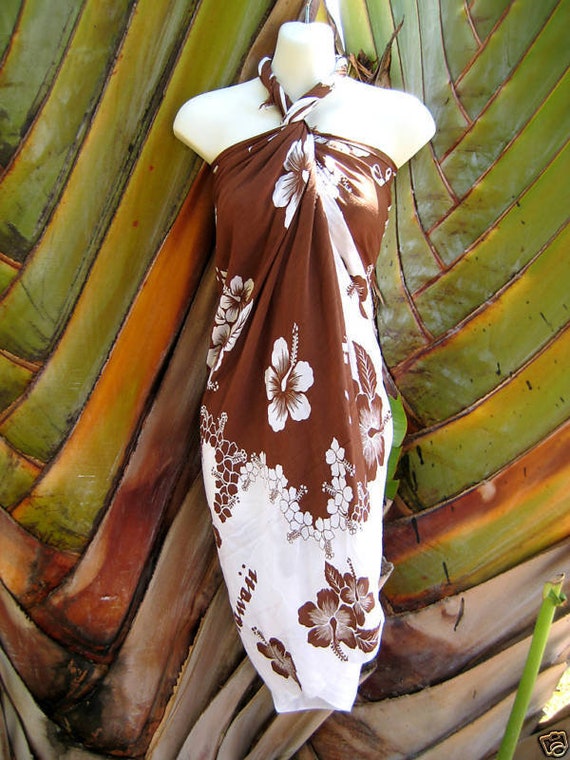PANASIAM Sarong Batik Design - Telo Da Spiaggia Pareo Abito Avvolgente - Foto 7