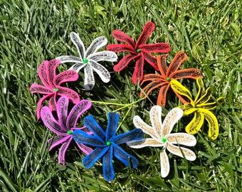 Accesorio para púa de pelo tropical multicolor con diseño hawaiano, inserto de espuma Luau para playa