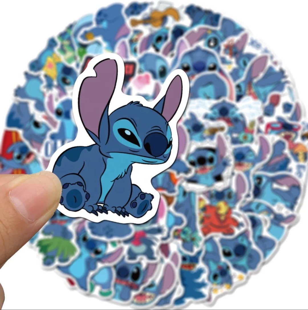 Stitch Type Sticker Stitch 50 Sticker Pack - Etsy