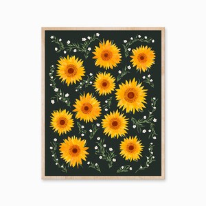 Sunflower Fine Art Print, Vertical