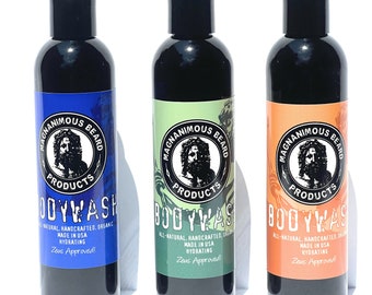 Magnanimous All-Natural  Body Wash - 43 SCENT OPTIONS -  The best all-natural (vegan) body wash on the planet - Be Magnanimous!