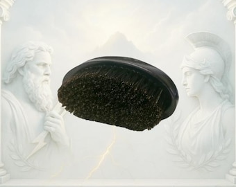 Magnanimous Soft Bristle Beard Brush (For shorter beards) - The best beard brush for men with shorter beards on the planet - Zeus approved!
