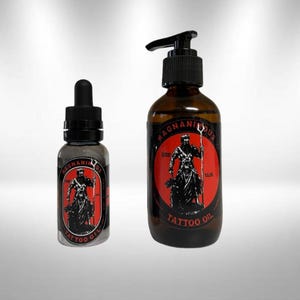 Magnanimous All-Natural Tattoo Oil (1 Oz) * The best tattoo oil on the planet to help them heal and make your color pop - Zeus approved!