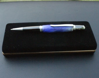 handmade Sierra Pen in velvet case. christmas present xmas gift