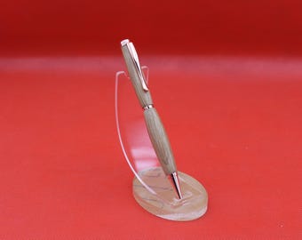 Handmade Pen Oak and copper / rose gold fittings somebody who has everything person hard to buy for