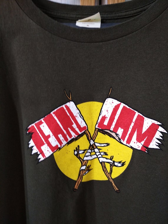 Vintage 2010 Pearl Jam Concert T-Shirt Green men’s PEARL | Etsy