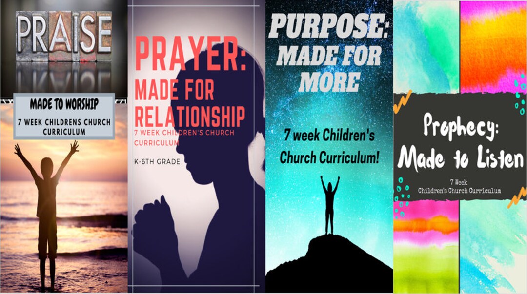 Children's Church Curriculum Bundle Etsy