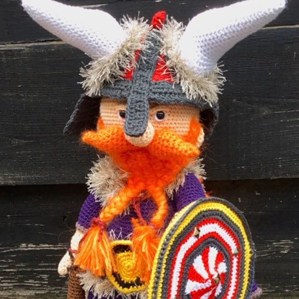 Thorleif VIKING / patron au crochet / PDF /Français/ English/amigurumi /crochet/ poupée /téléchargement pdf/