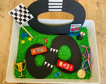 Racing Sensory Bin - Etsy