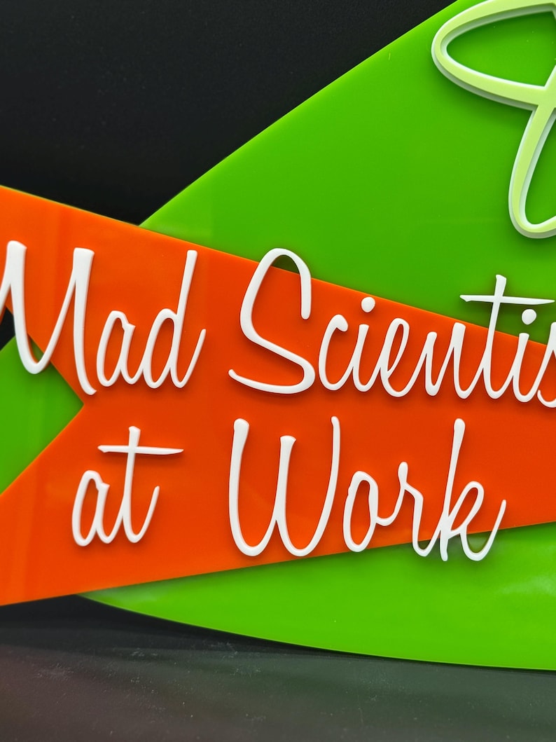 Personalized "atomic Age" Sign: Retro Mid Century Modern Wall Art - Etsy
