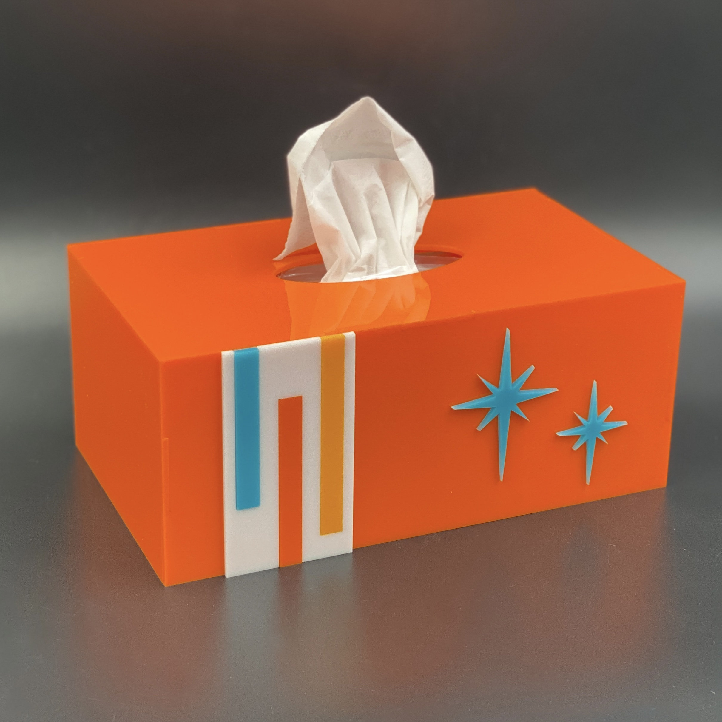 Mid Century Modern Tissue Box Cover | 