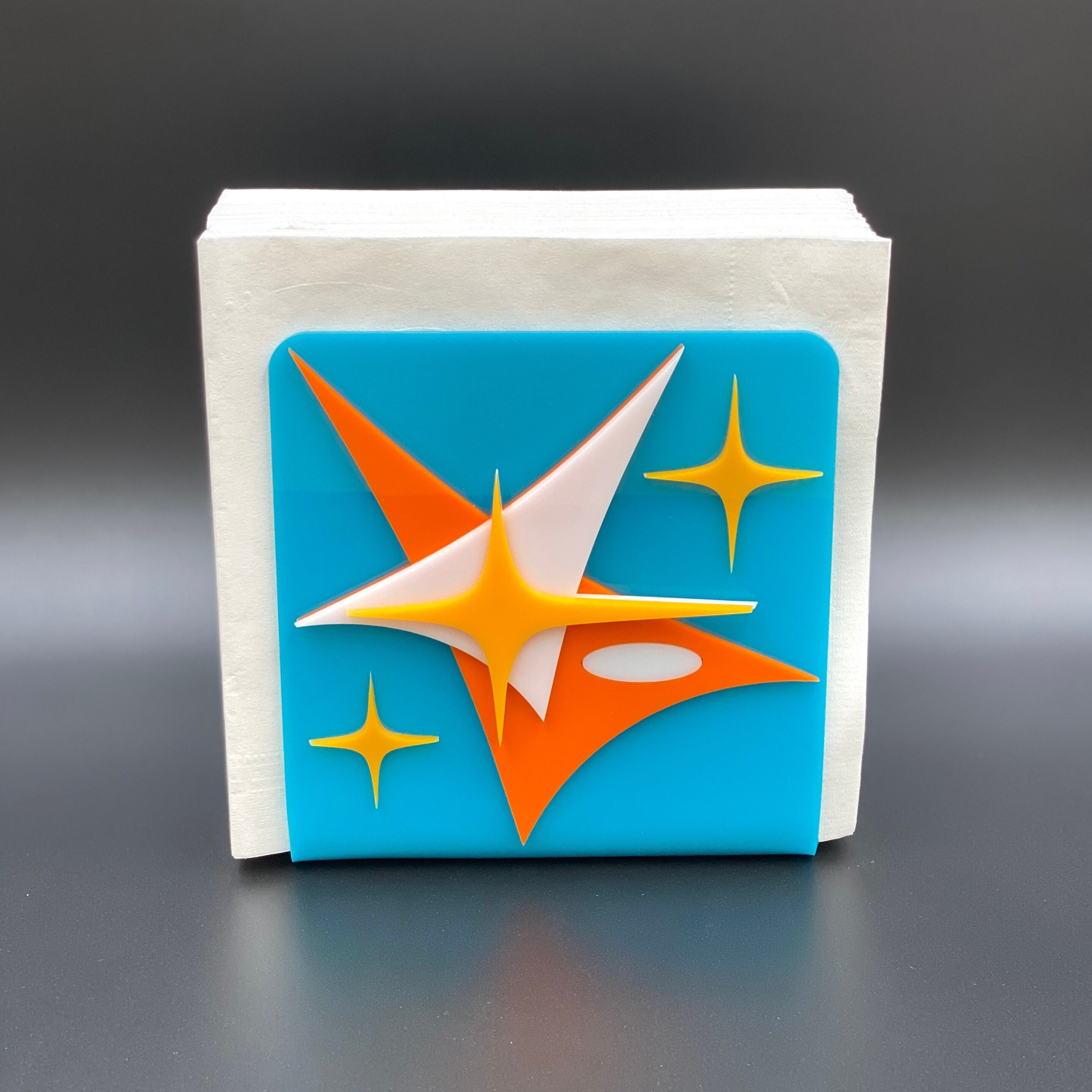 Mid Century Modern Napkin Holder | 