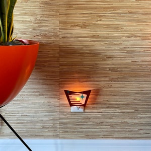 Mid Century Modern Night Light Coltrane Design Ambient Lighting Plug In Wall Light Atomic Avocado Designs® image 5