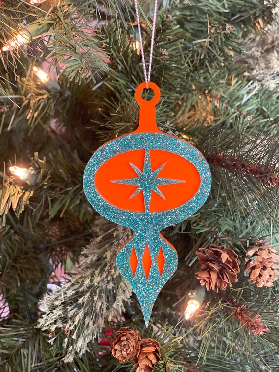 Mid Century Modern Christmas Ornament jane - Etsy