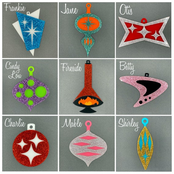 Mid Century Modern Christmas Ornament | 