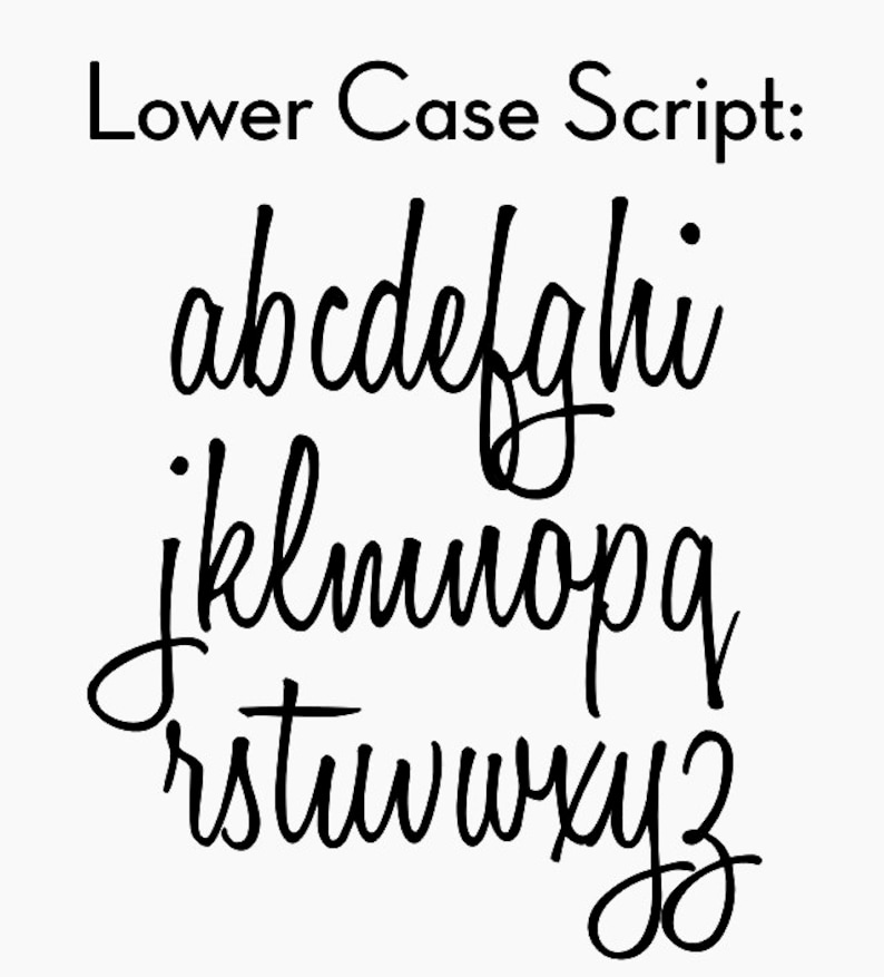 K&ouml;nnte beinhalten: Kleinbuchstaben des Alphabets in einer handschriftlichen Schriftart. Die Buchstaben sind in schwarzer Tinte auf wei&szlig;em Hintergrund geschrieben.
