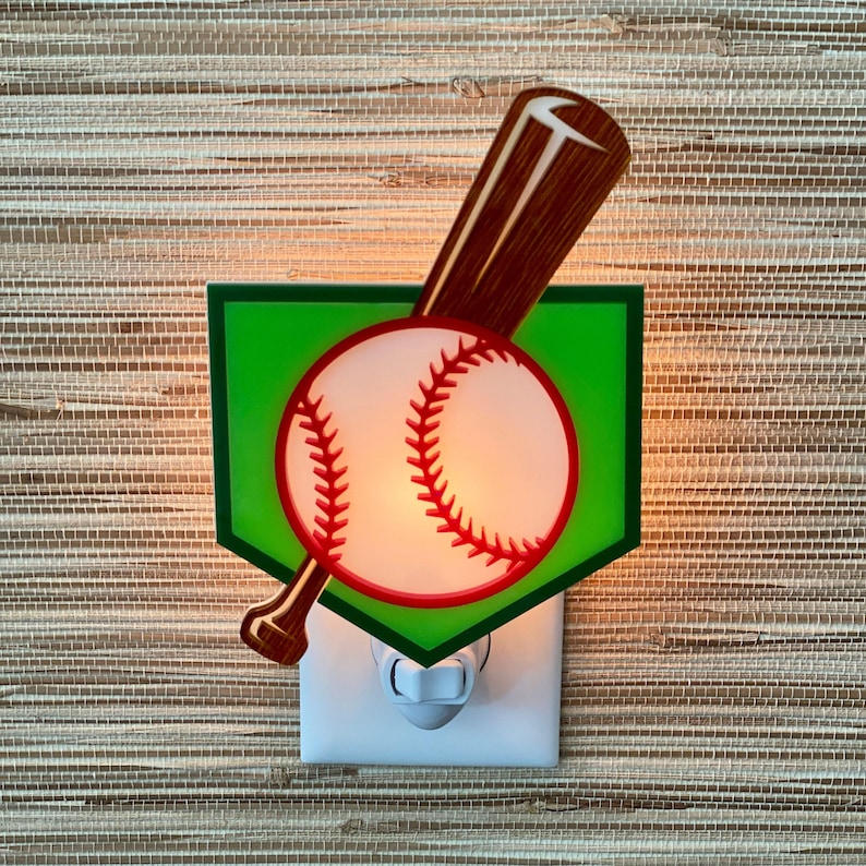 Atomic Avocado Designs Home Plate Night Light - Thumbnail 5