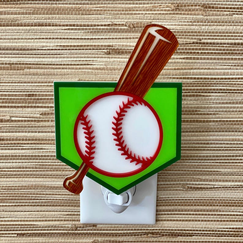 Atomic Avocado Designs Home Plate Night Light