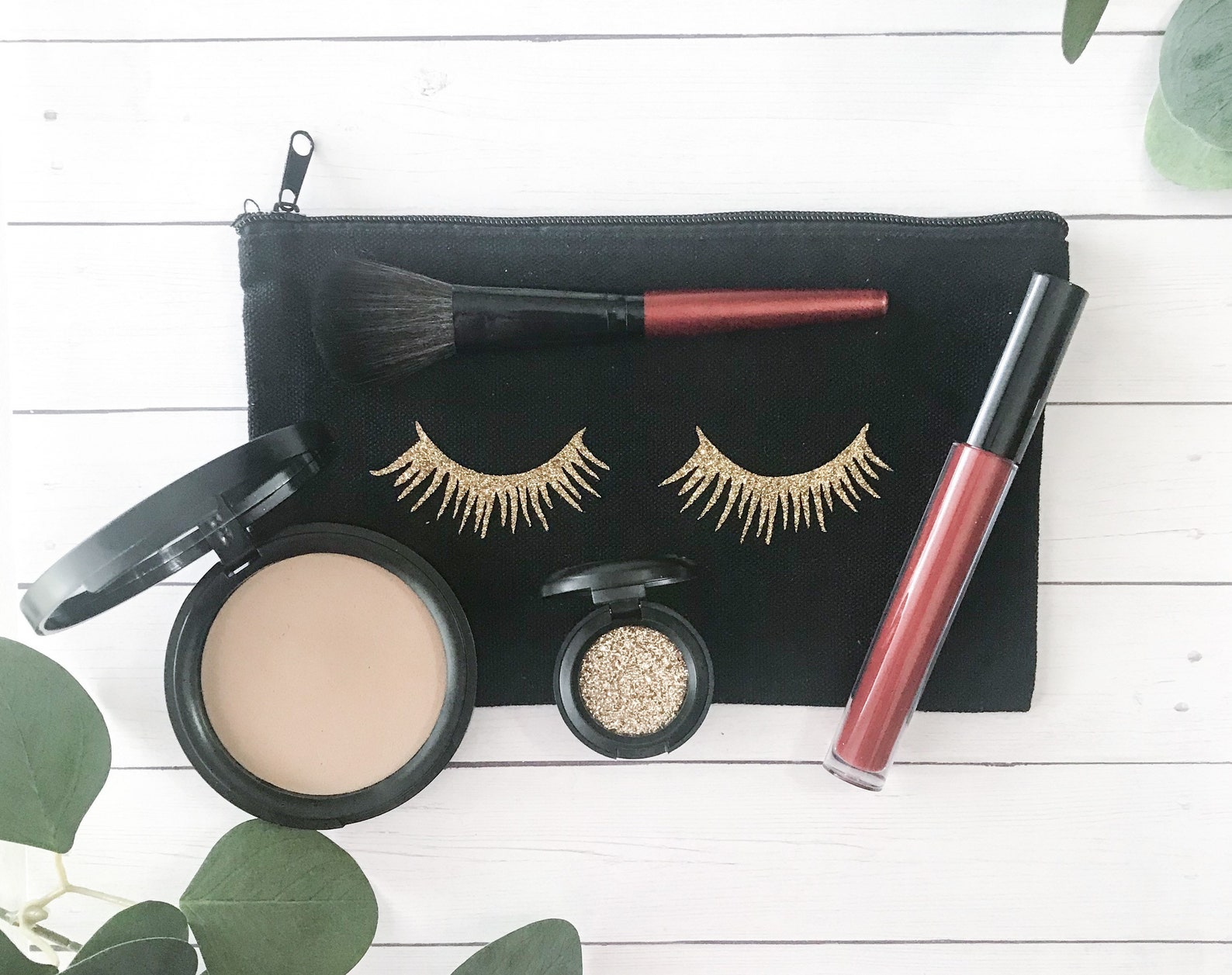 Essentials Gold Makeup Kit Pretend Makeup Kit Toddler Fake Etsy