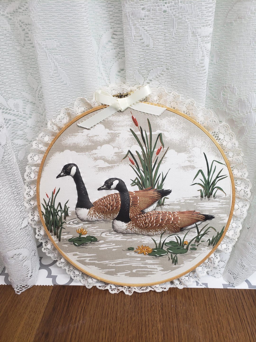 Handmade Duck Hanging With Bell