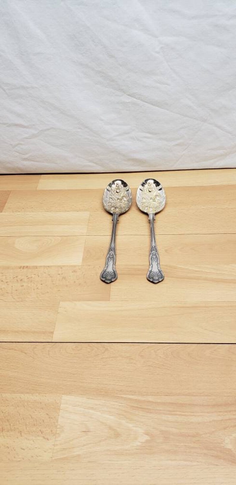 EPNS A1 Sheffield England Serving Spoons Silver Plate Etsy Canada