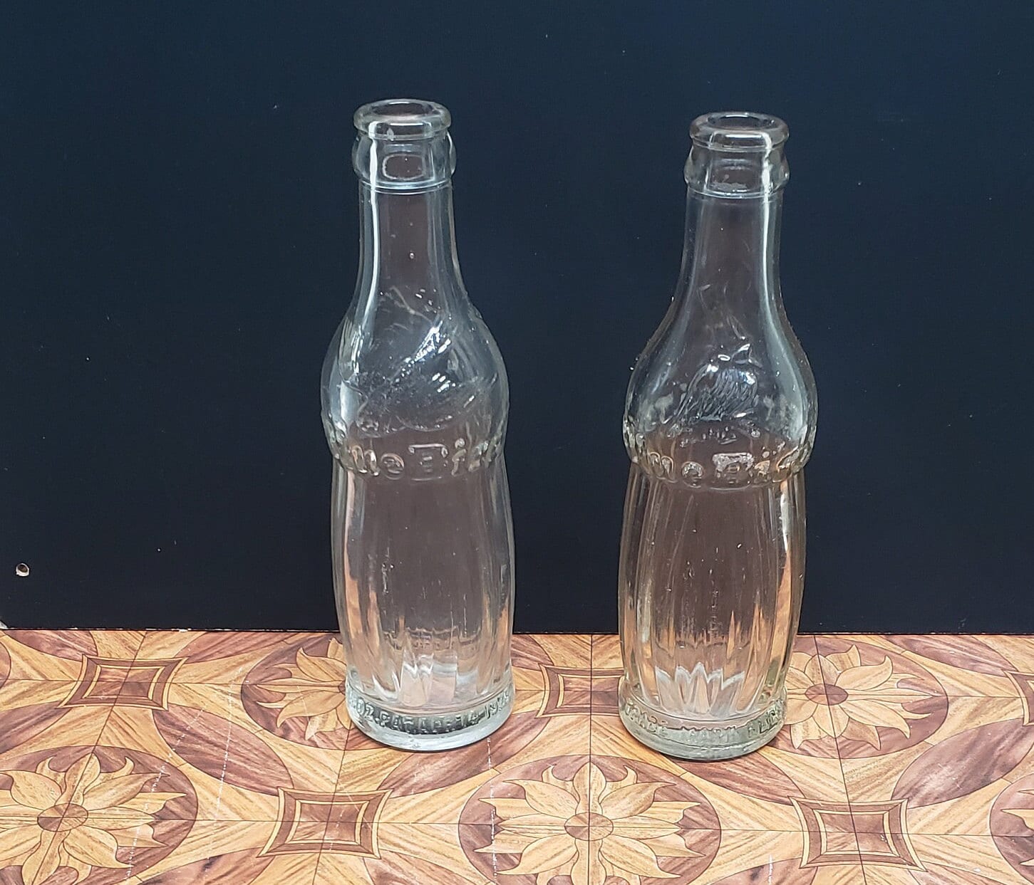 Vintage Blue Bird Soda Bottles From 1925 & 1927. Excellent
