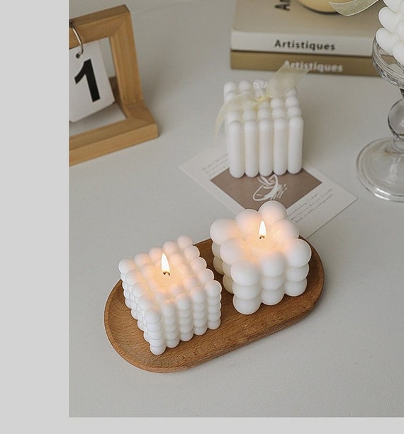 Soy Wax Bubble Cube Candle Buy