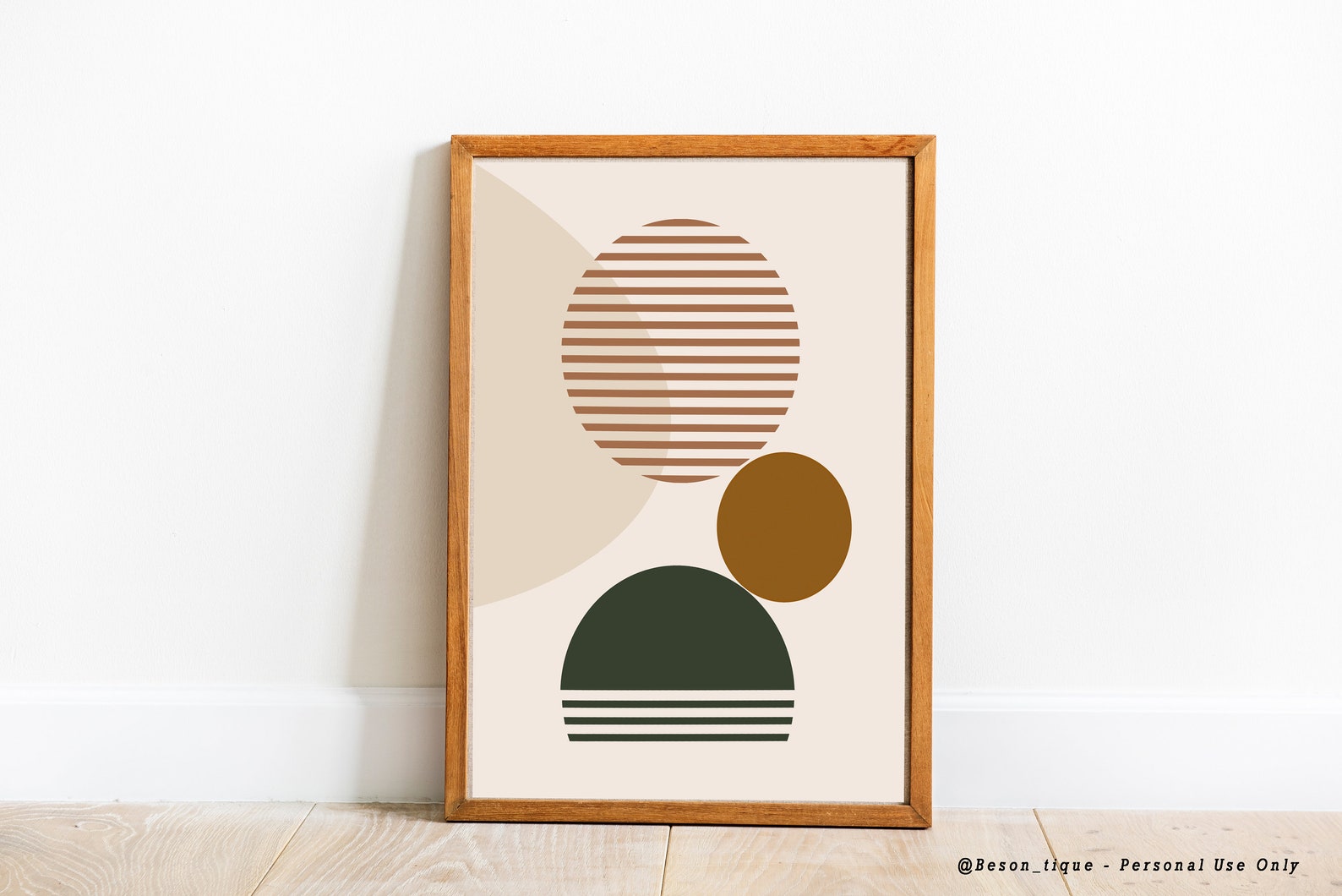 Modern Abstract Digital Prints, Set of 2 Minimalist Geometric Printable ...